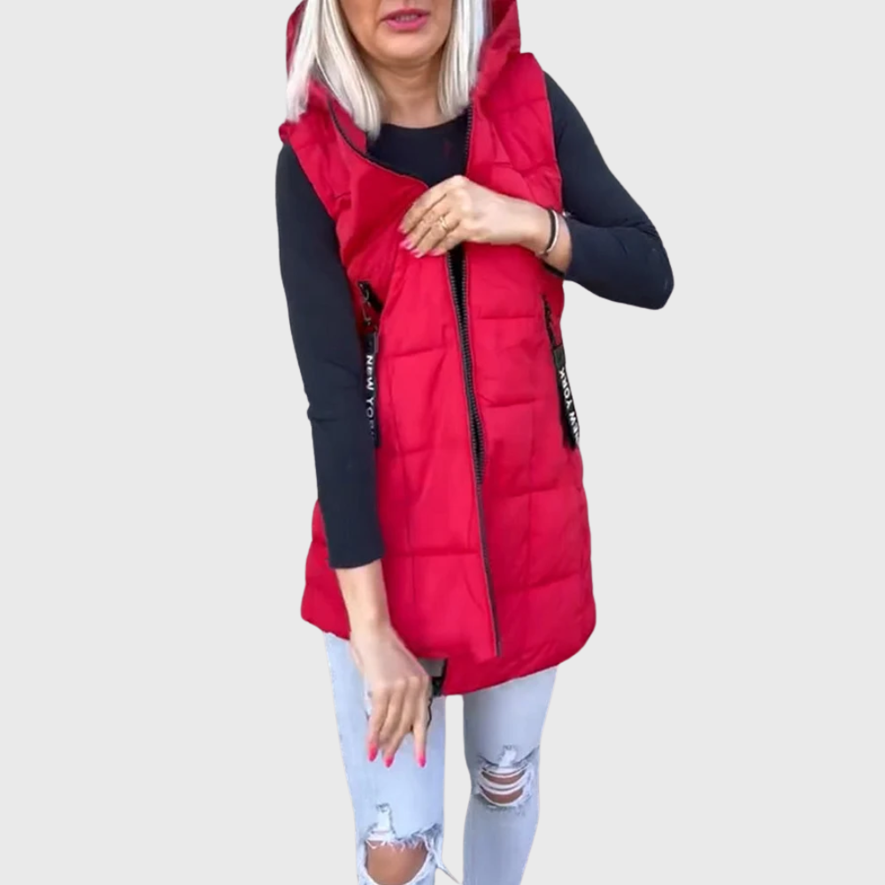 Manteau matelassé sans manches