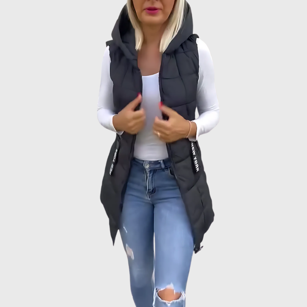 Manteau matelassé sans manches