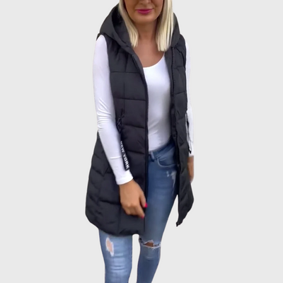Manteau matelassé sans manches