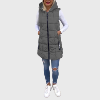 Manteau matelassé sans manches