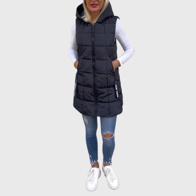 Manteau matelassé sans manches