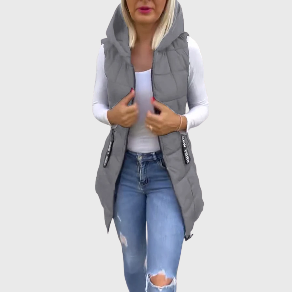 Manteau matelassé sans manches