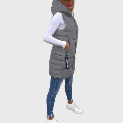 Manteau matelassé sans manches
