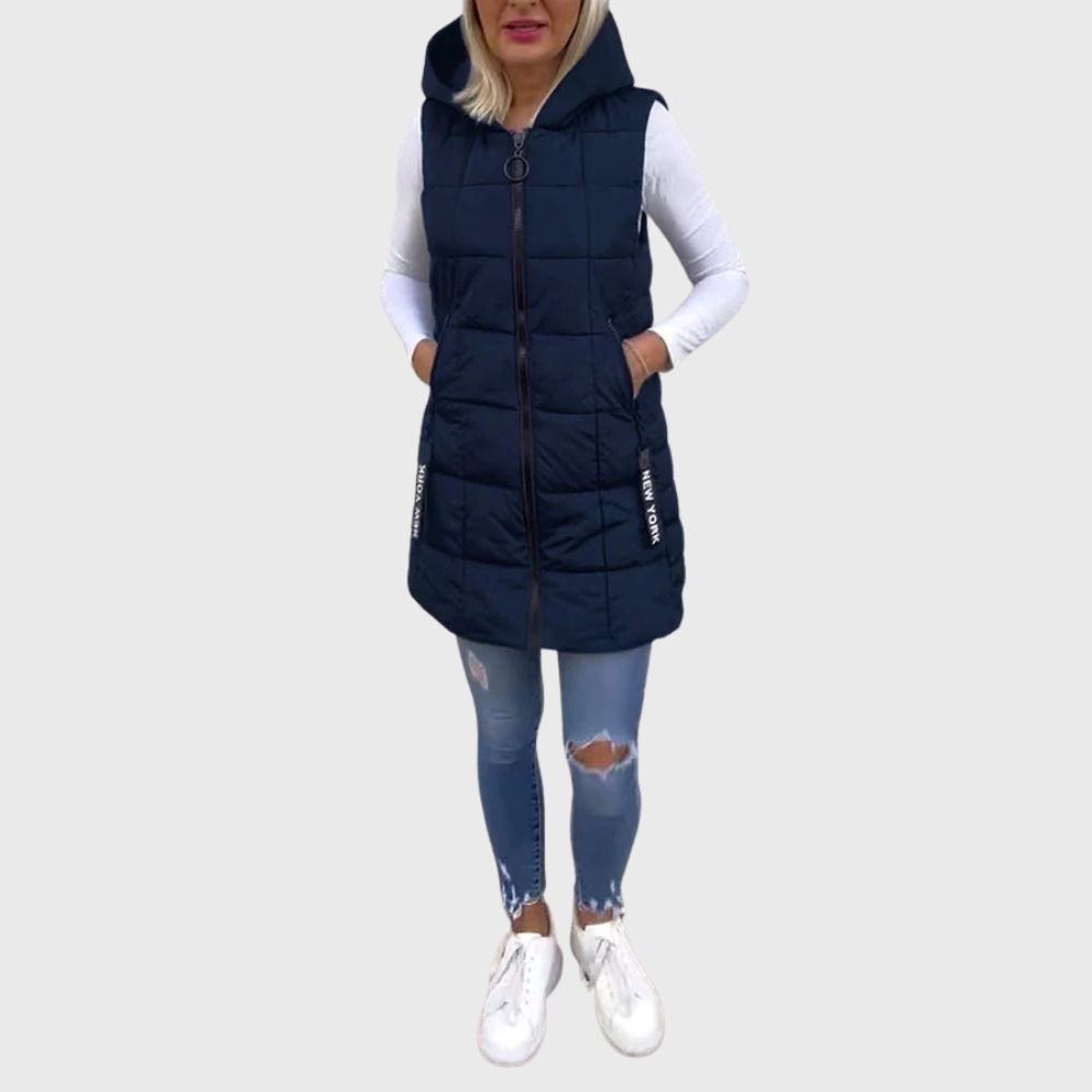 Manteau matelassé sans manches