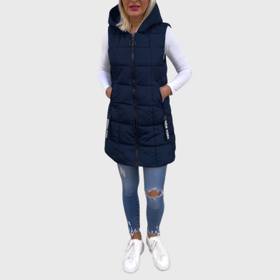 Manteau matelassé sans manches