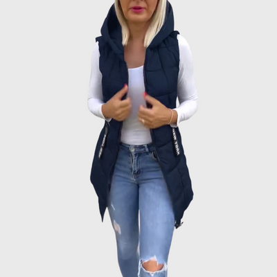 Manteau matelassé sans manches