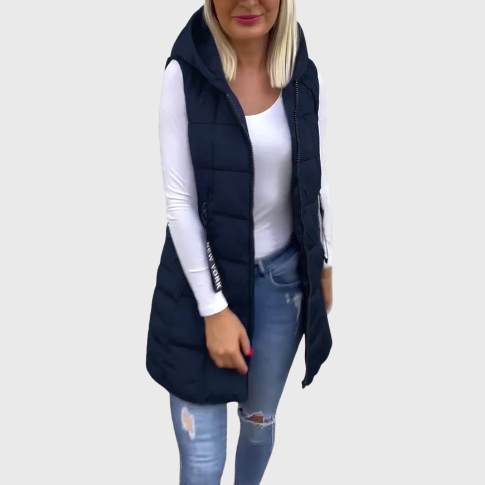 Manteau matelassé sans manches