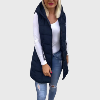Manteau matelassé sans manches