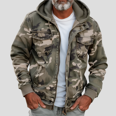 ROBERT | Veste cargo à capuche