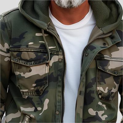 ROBERT | Veste cargo à capuche