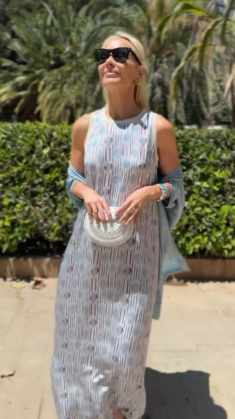 Anaís | Élégant robe longue avec châle assorti