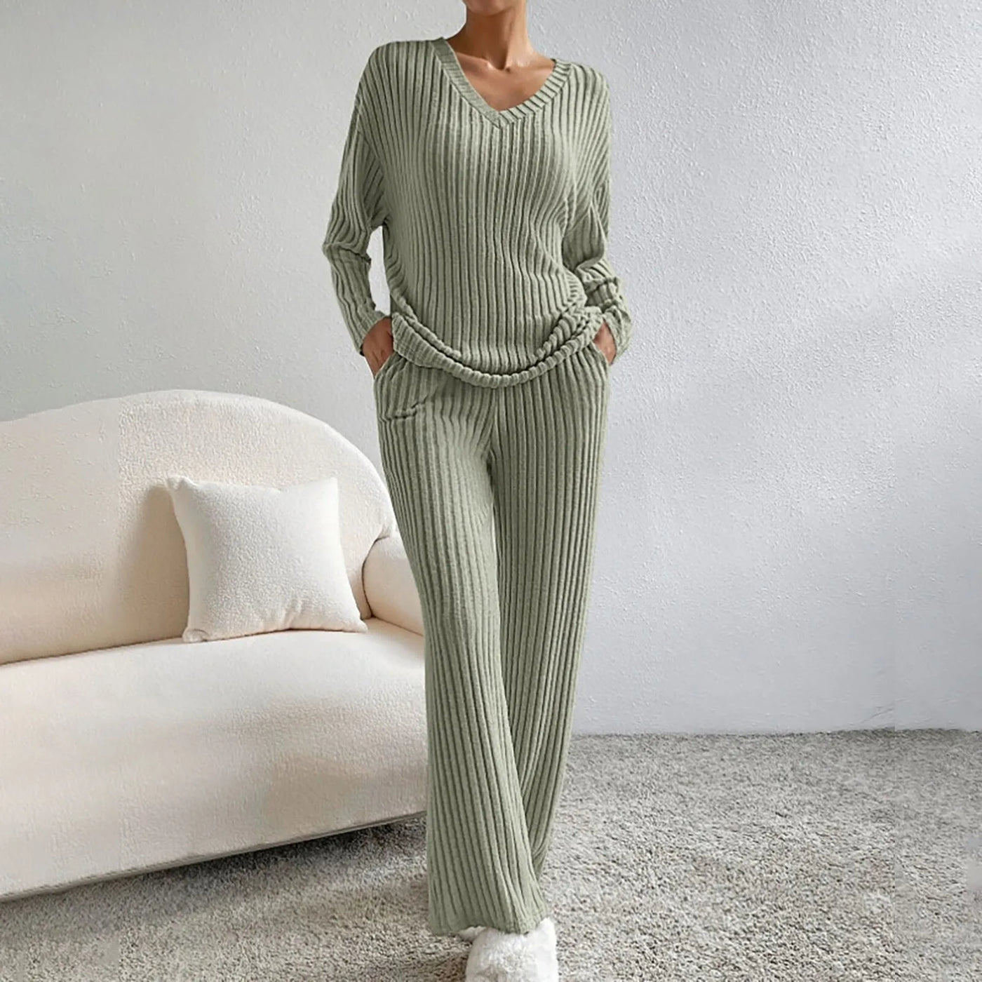 Cathy™ | Ensemble Élégant en Maille