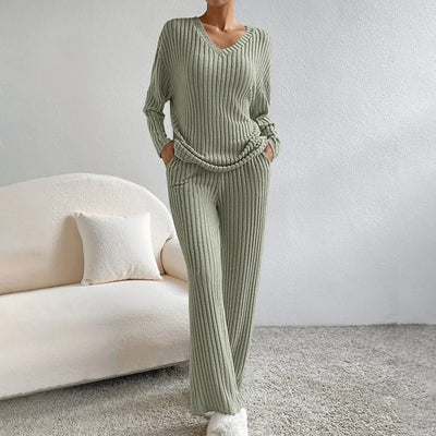 Cathy™ | Ensemble Élégant en Maille