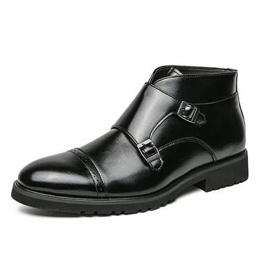 Parker | Bottes à Double Boucle en Cuir Synthétique