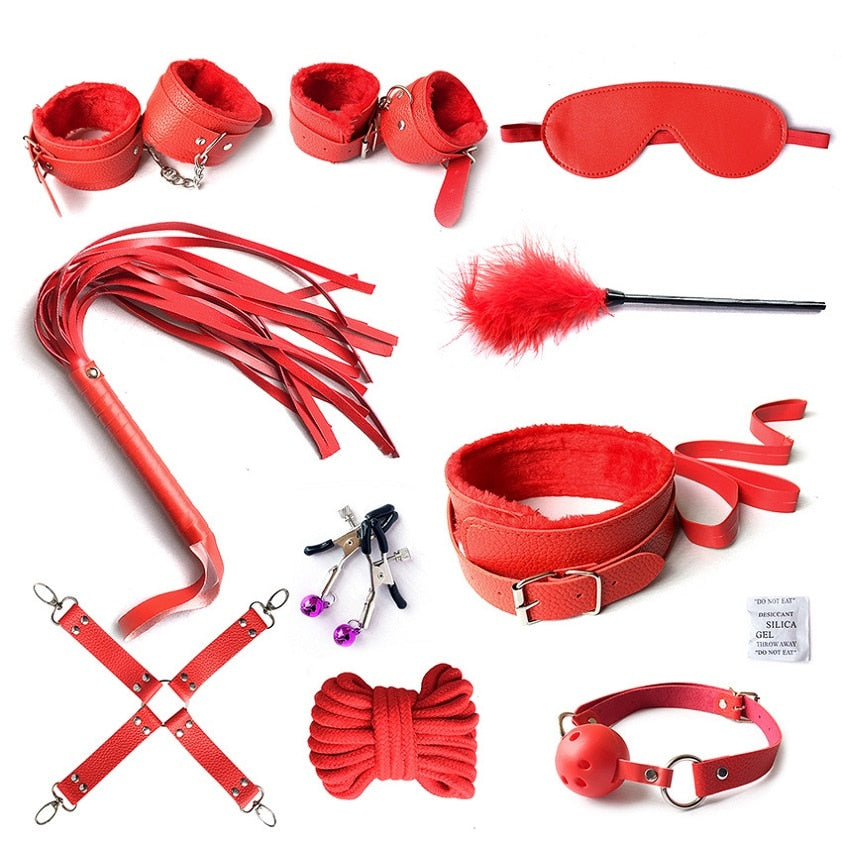 Ensemble de Bondage Kinky – 10 pièces