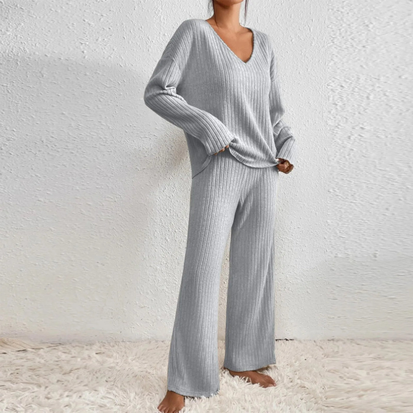Cathy™ | Ensemble Élégant en Maille