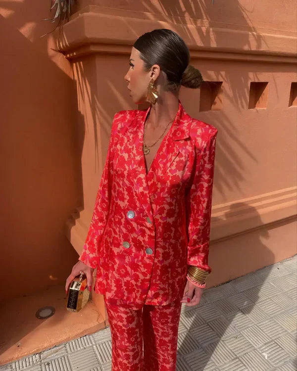 Eloise | Blazer en Jacquard Élégant