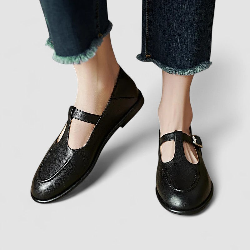 Camila – Chaussures Orthopédiques Mary Jane à Talon Bas