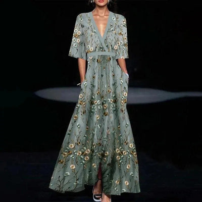 Jamie - Robe élégante à motif floral