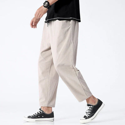 Kyoto – Pantalons Croppés en Lin