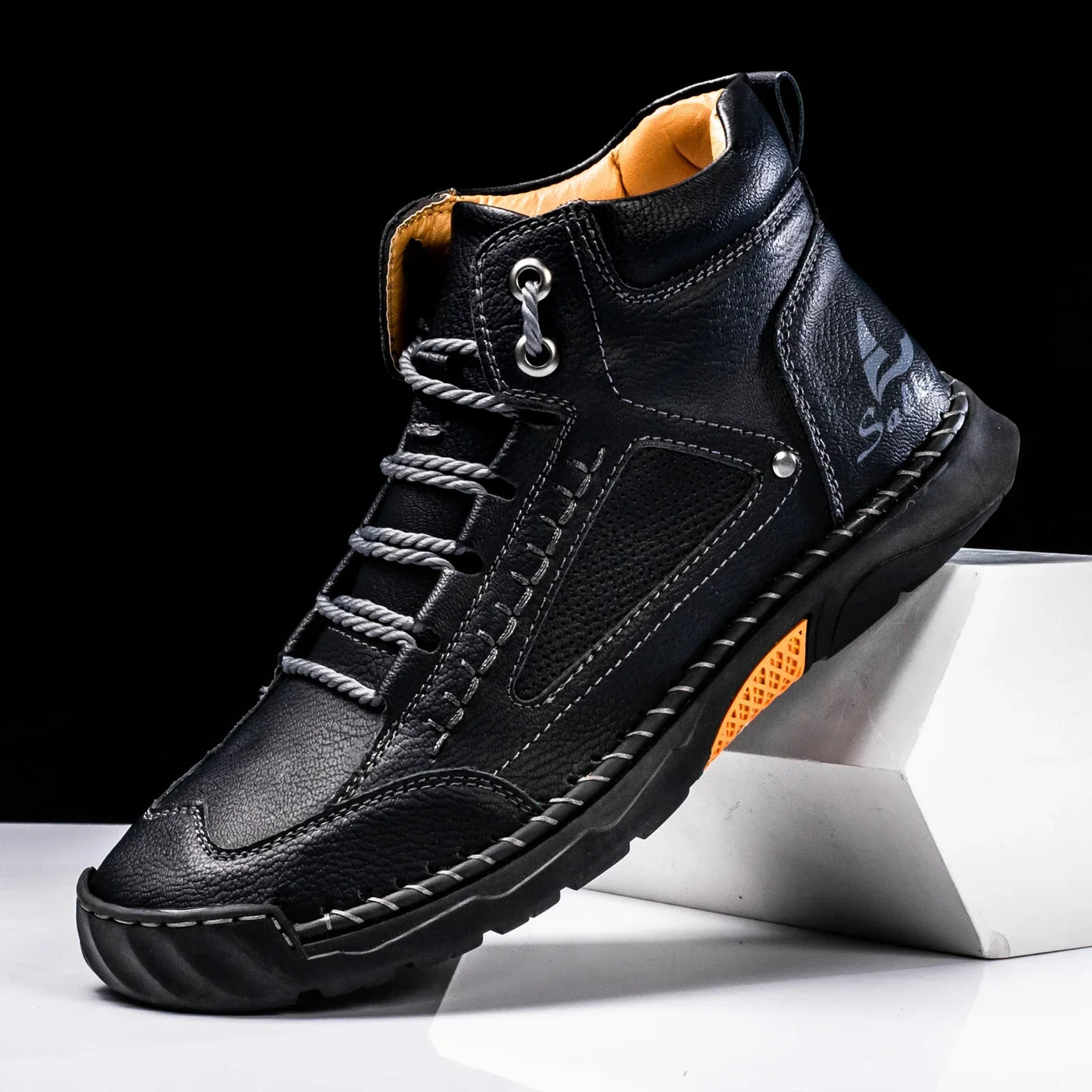 Chaussures Montantes en Cuir St. Moritz