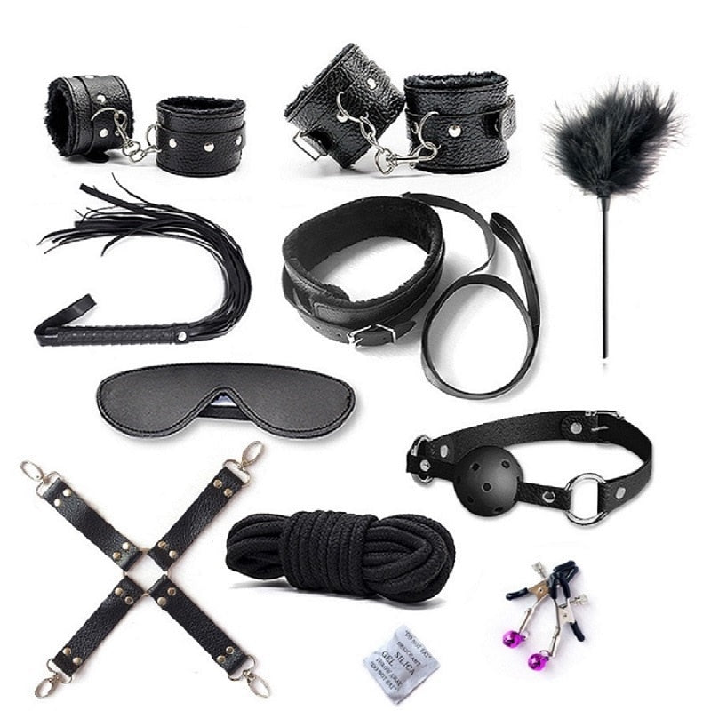 Ensemble de Bondage Kinky – 10 pièces