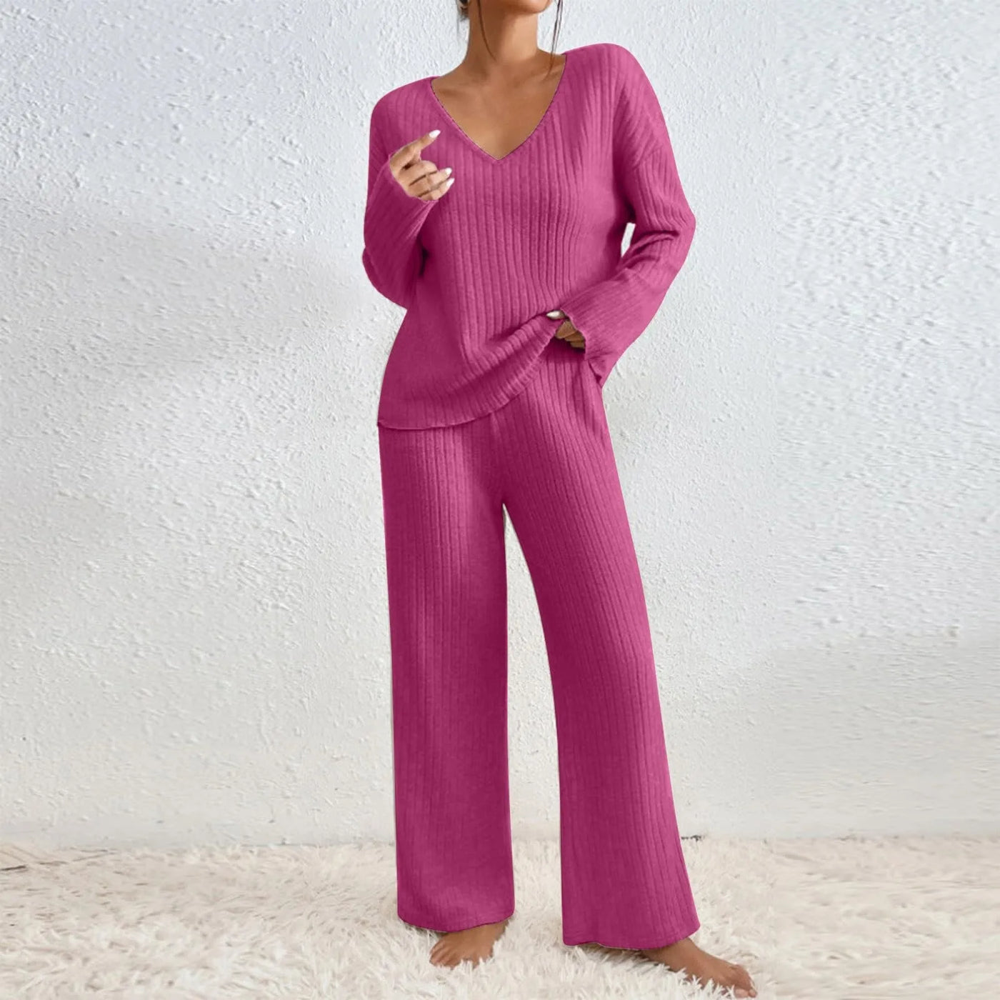 Cathy™ | Ensemble Élégant en Maille