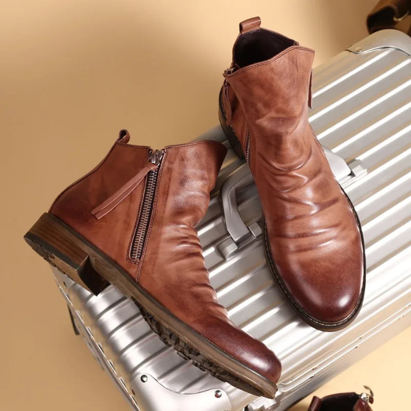 Owens™ | Bottes Chelsea en cuir