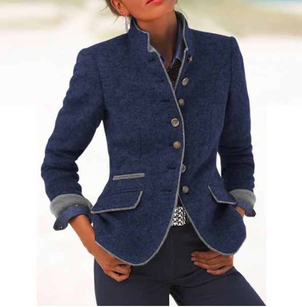 Valeria | Cardigan élégant avec col montant