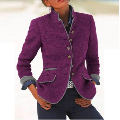 Valeria | Cardigan élégant avec col montant