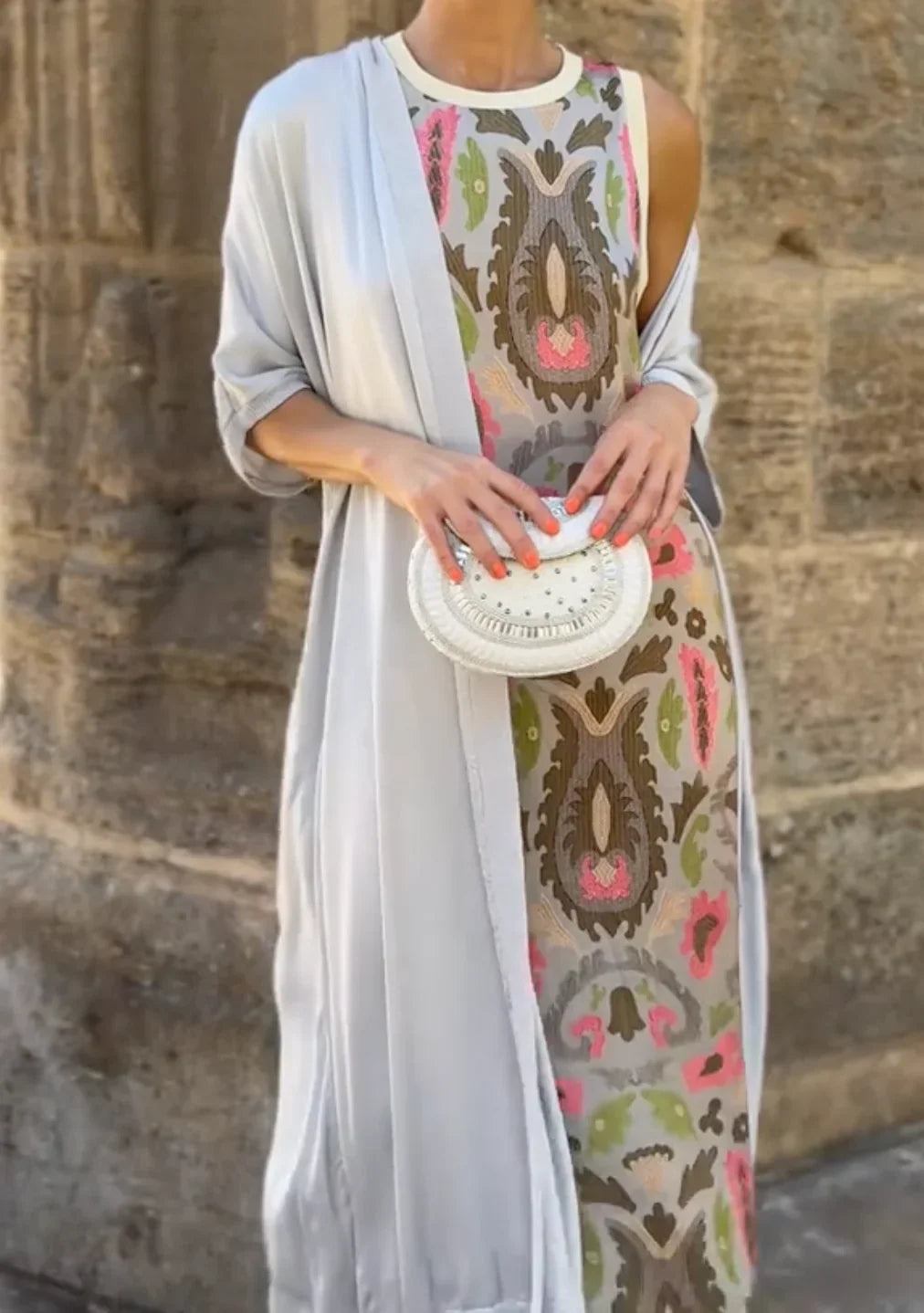 Bella - Ensemble de deux pièces avec impression au style urbain