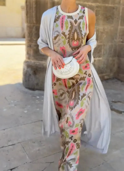 Bella - Ensemble de deux pièces avec impression au style urbain