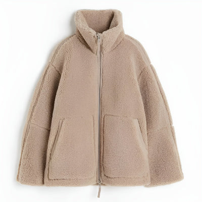 KAJA – Manteau en Teddy Doux