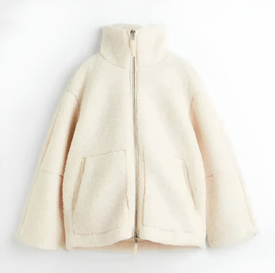 KAJA – Manteau en Teddy Doux