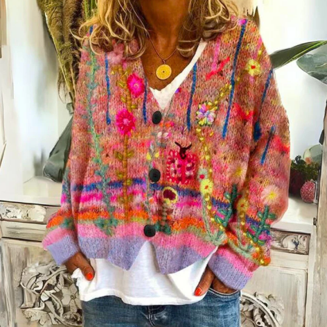 Evie | Cardigan Floral