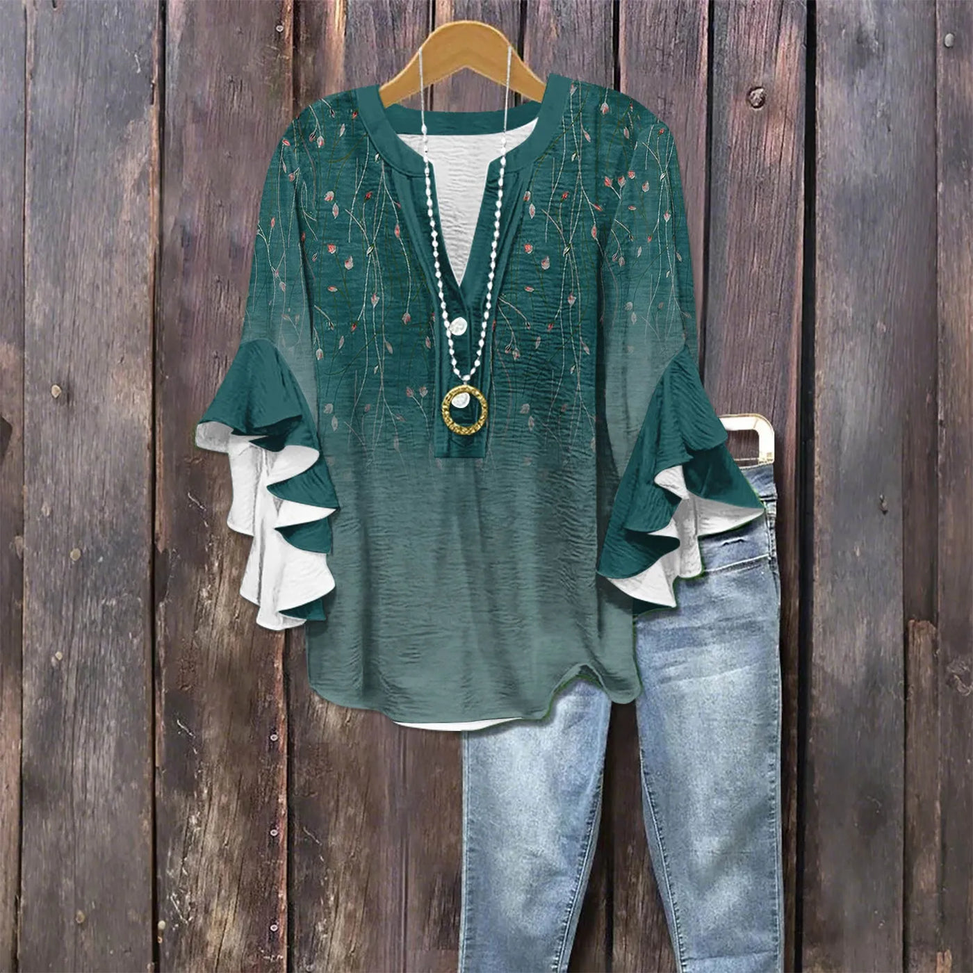 Blouse d'été "Jour de Marché" – Élégante & légère