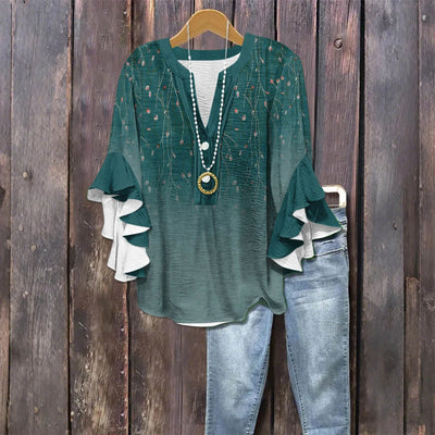 Blouse d'été "Jour de Marché" – Élégante & légère