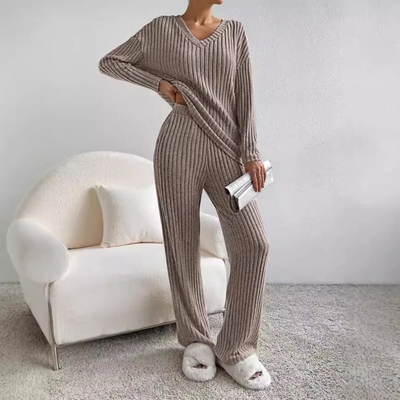 Cathy™ | Ensemble Élégant en Maille