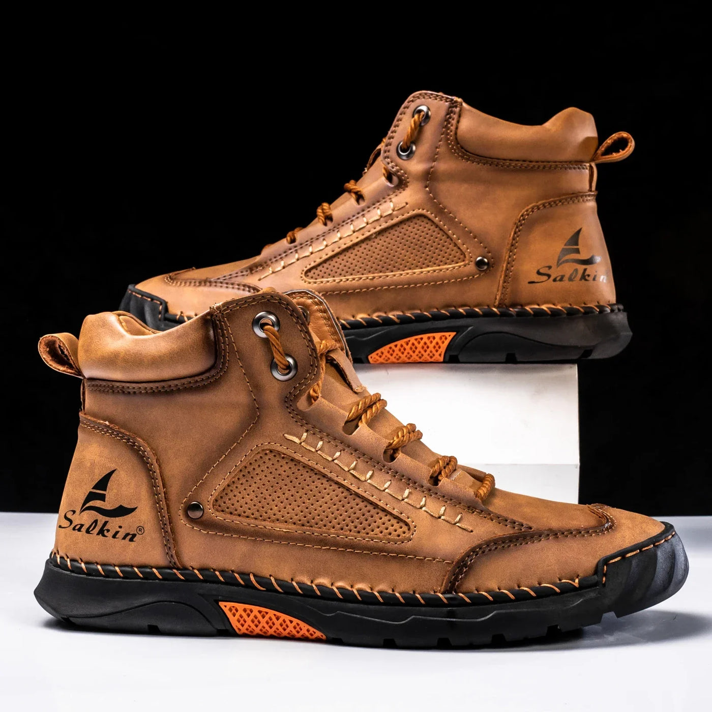 Chaussures Montantes en Cuir St. Moritz