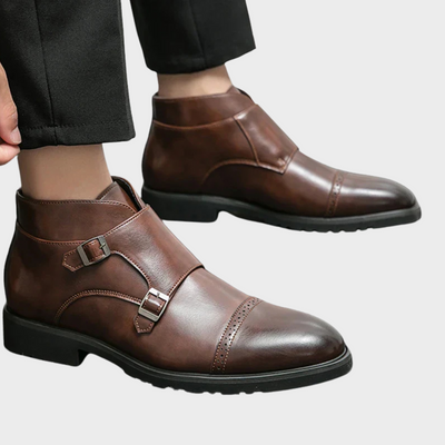 Parker | Bottes à Double Boucle en Cuir Synthétique