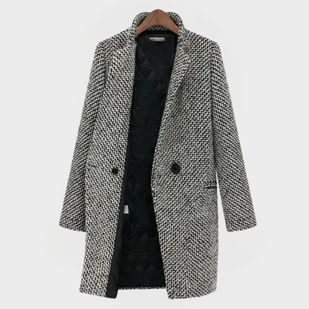 Chelsea™ | Long manteau à carreaux