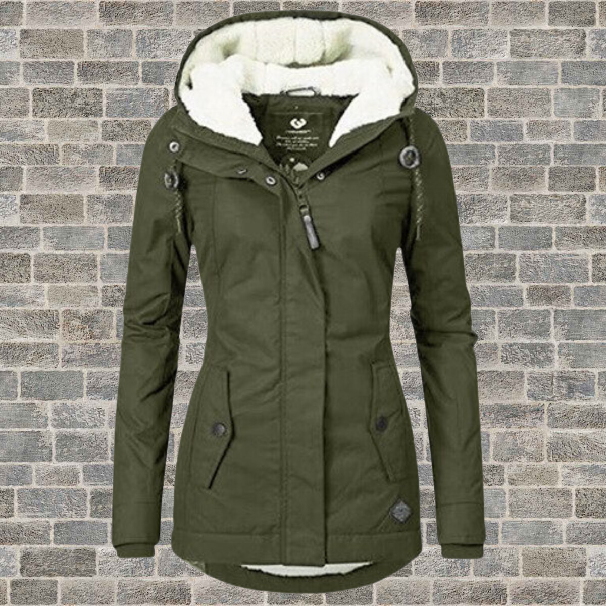 Winnie | Manteau en coton élégant et chaud avec doublure