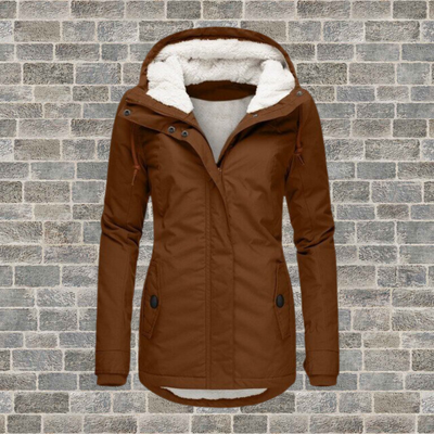 Winnie | Manteau en coton élégant et chaud avec doublure