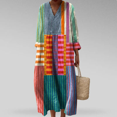Robe Jeanine™ avec motifs géométriques