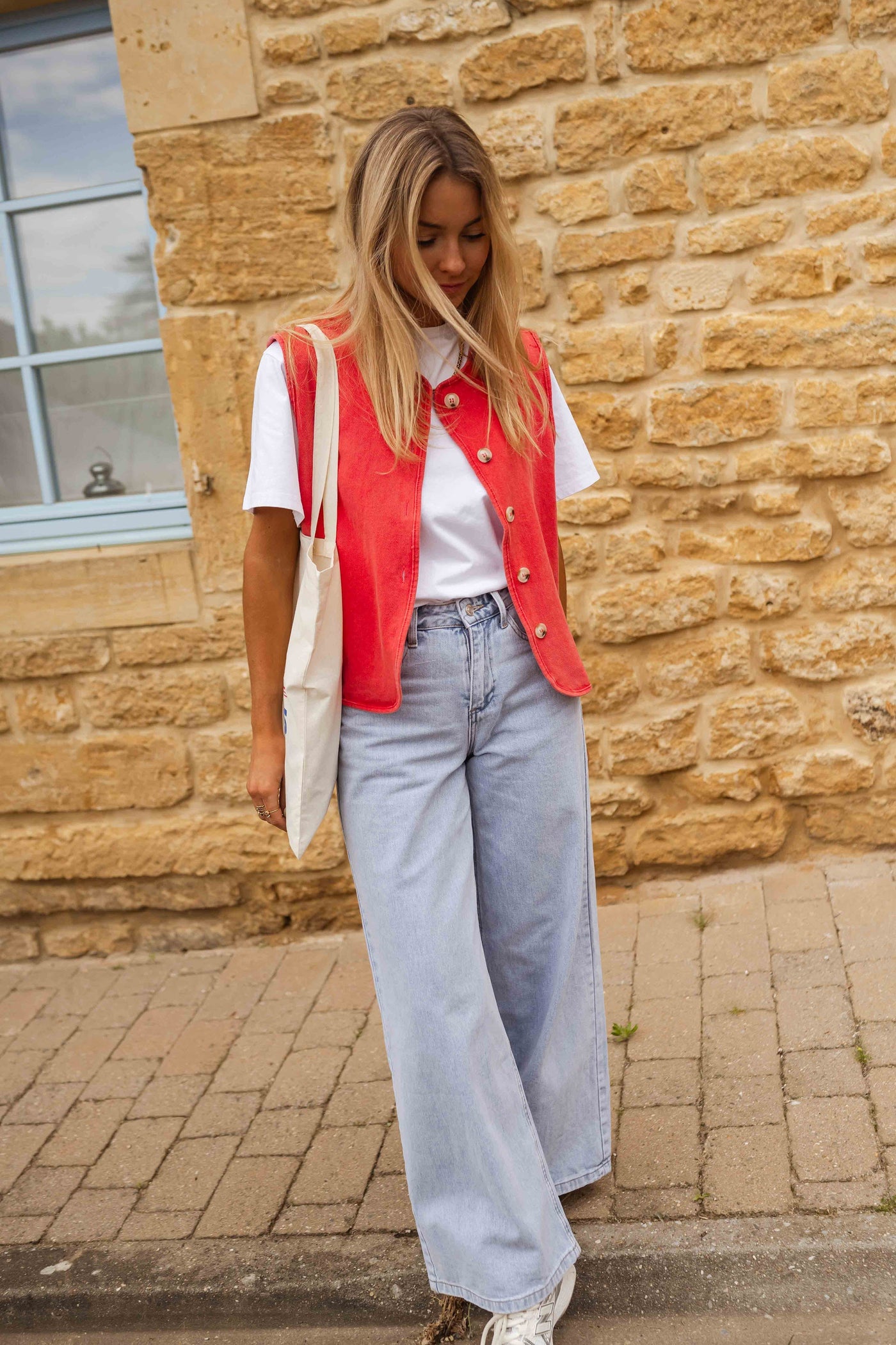 Elyzia™ | Gilet d'été en tissu structuré