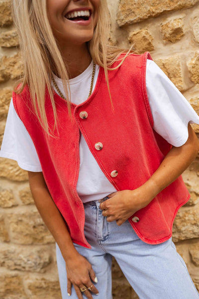 Elyzia™ | Gilet d'été en tissu structuré