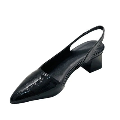 Élodie | Escarpins Orthopédiques avec Design Croco Élégant