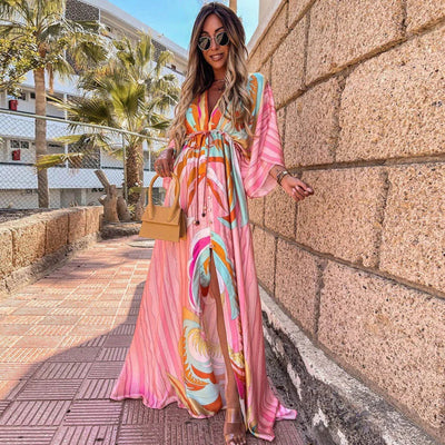Nora - Robe Colorée Élégante