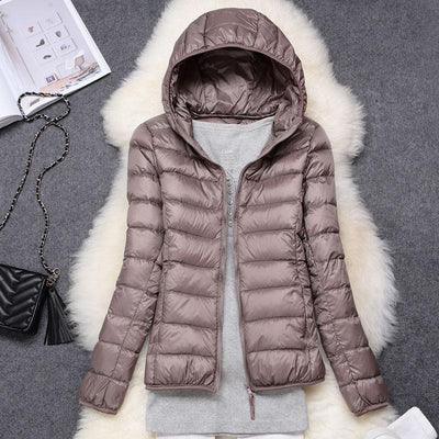Nord™ – Nouvelle veste imperméable avec rembourrage en plumes de canard blanc