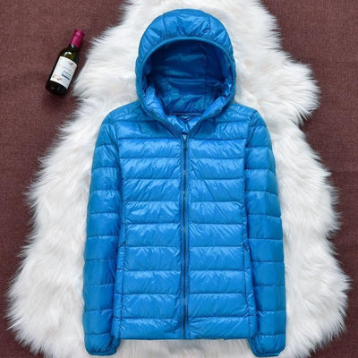 Nord™ – Nouvelle veste imperméable avec rembourrage en plumes de canard blanc